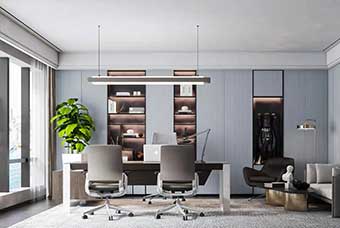 莆田轻奢风格-书房