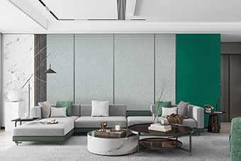 莆田轻奢风格-客厅