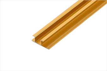 莆田航空纤维墙咔铝合金带灯中条（钛金氧化）