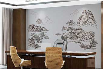 莆田森佰汇航空纤维墙咔（山水之间）