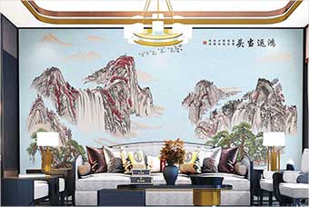 莆田森佰汇航空纤维墙咔（鸿运当头）